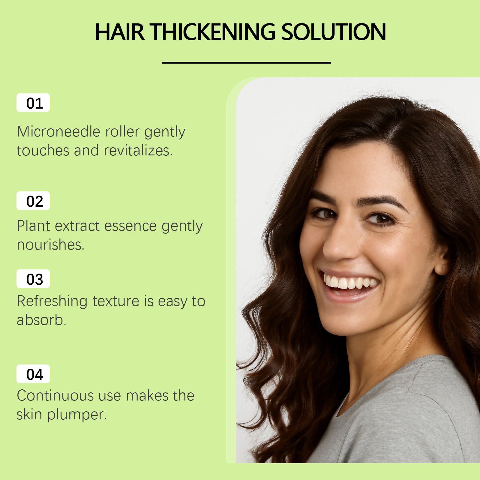 Hair Care Roller Nourishing And Caring Soft Hair Daily Care Solution