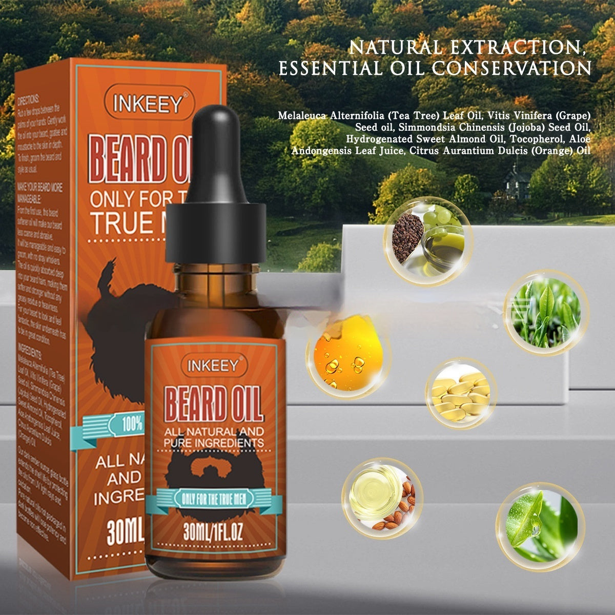 Beard Growth Care Set