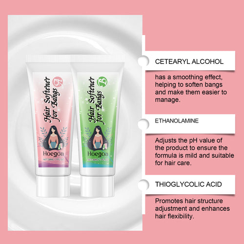 Bangs Softening Care Cream Improve Hair Frizz Moisturizing Luster Softening Hair Care Moisturizer