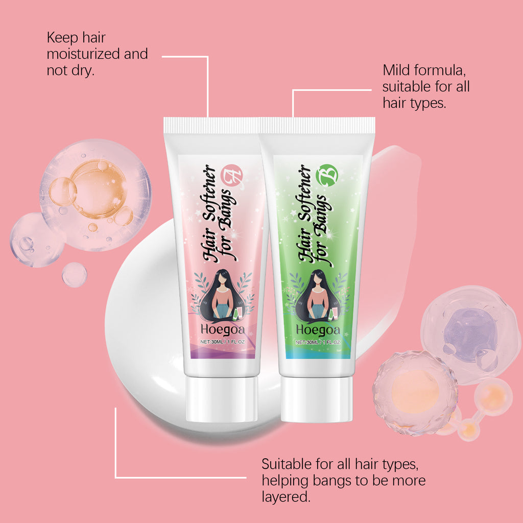 Bangs Softening Care Cream Improve Hair Frizz Moisturizing Luster Softening Hair Care Moisturizer